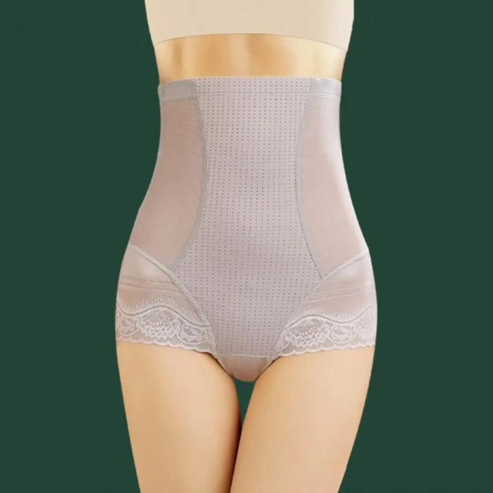 Lace Flower Postpartum Panties Transparent Tight Slim Seamless Underwear Restoration High Waist Tummy Control Shapewear Gym luvshop24
