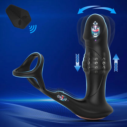 Male Masturbator Penisring Cockring Dick Sleeve Male Prostate Massage Vibrator Dildo Dick Vibrator Male Anal Vibrator luvshop24