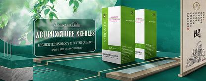 ZHONGYAN TAIHE 500/BOX Acupuncture Needles Sharp Disposable Sterile Beauty Massage Needle Acupuncture with Tube 5 Years Validity luvshop24