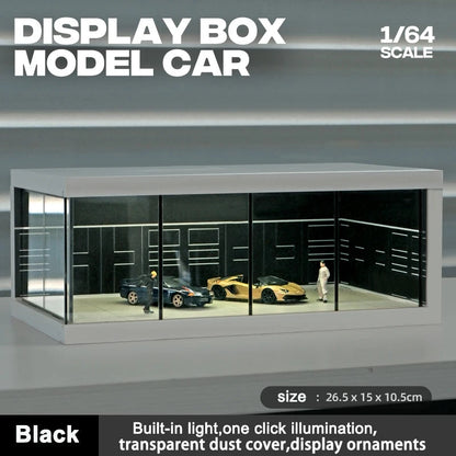 1/64 Garage scene Model Scene with Light Version Simulation Model Scene Decoration Collect (Excluding dolls and car models) luvshop24