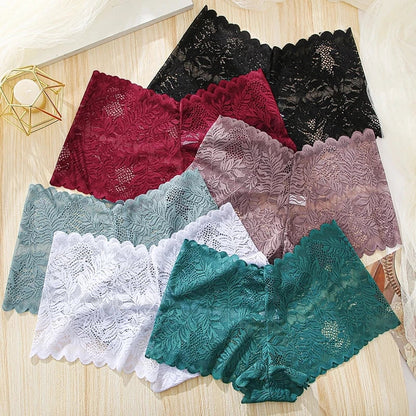1PC Lace Underwear Sexy Women Panties Low Waist Hollow Out Ladies Briefs Transparent Female Underpants Womens Lingerie S-XL luvshop24