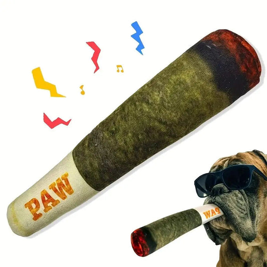 Interactive Dog Joint Sound Puppy Toys Cigar For Small Resistant Squeak Dogs Indestructible Dog Plush Chewing Toy Pet Bite Toys luvshop24
