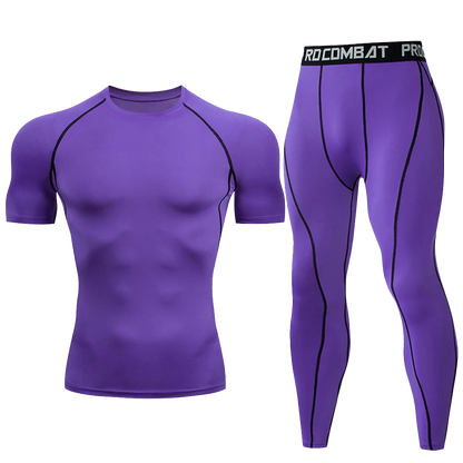 1pcs Men Long-sleeved Thermal Underwear Male Tight Fitting Fast Dry Elastic Fitness Suit Set Man Autumn Winter Sprots Wear luvshop24