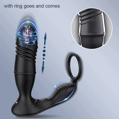Male Thrusting Prostate Massager Bluetooth APP Vibrator for Men Gay Anal Plug Wireless Remote Butt Plug Sex Toy for Couples luvshop24