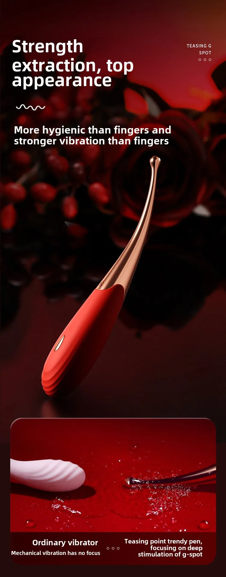 G-point Vibrator Used for Female Stimulate The Clitoris Vibrator Multi Frequency Ultrasonic Vibration Masturbation Female luvshop24