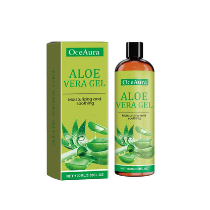 Moisturizing Hydrating Aloe Vera Gel Deeply Nourish Facial Body Skin Shrink Pores Reduce Fine Lines Dry Frizzy Hair Care Essence luvshop24