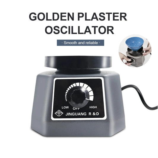 Dental Vibrating Plate Vibrating Table High Power Dental Vibrator 4" Small Size Round Plaster Oscillator Non-Slip Lab Vibrator luvshop24