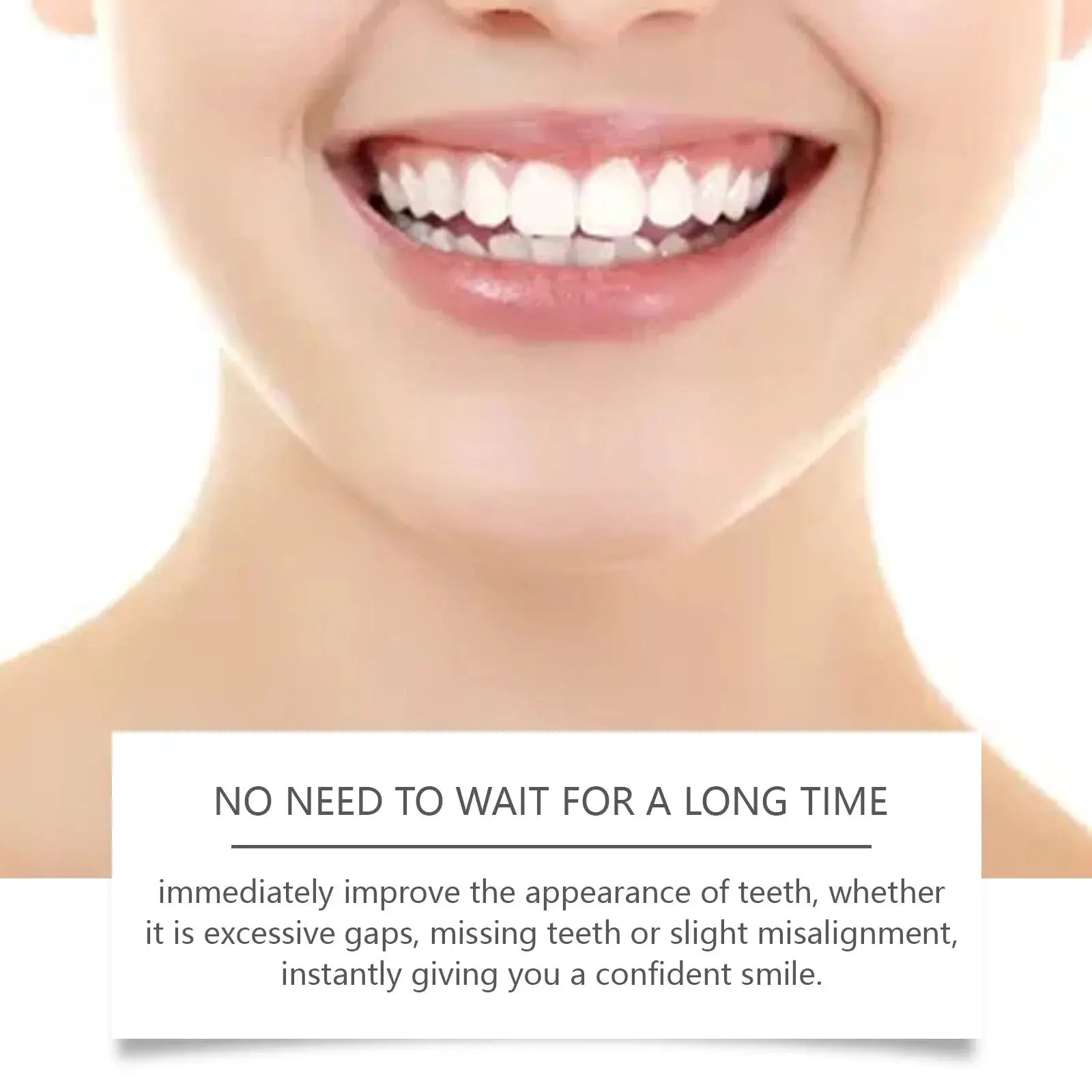 Oralhoe Adjustable buckle-type dentures: simulated braces, teeth-beautifying dentures, temporary tooth filling, orthodontic care luvshop24