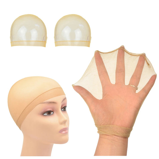 2Pcs HD Stocking Wig Caps Hair Net for Lace Front Wig Stretchy Wig Caps Thin and Breathable Mesh Nylon luvshop24