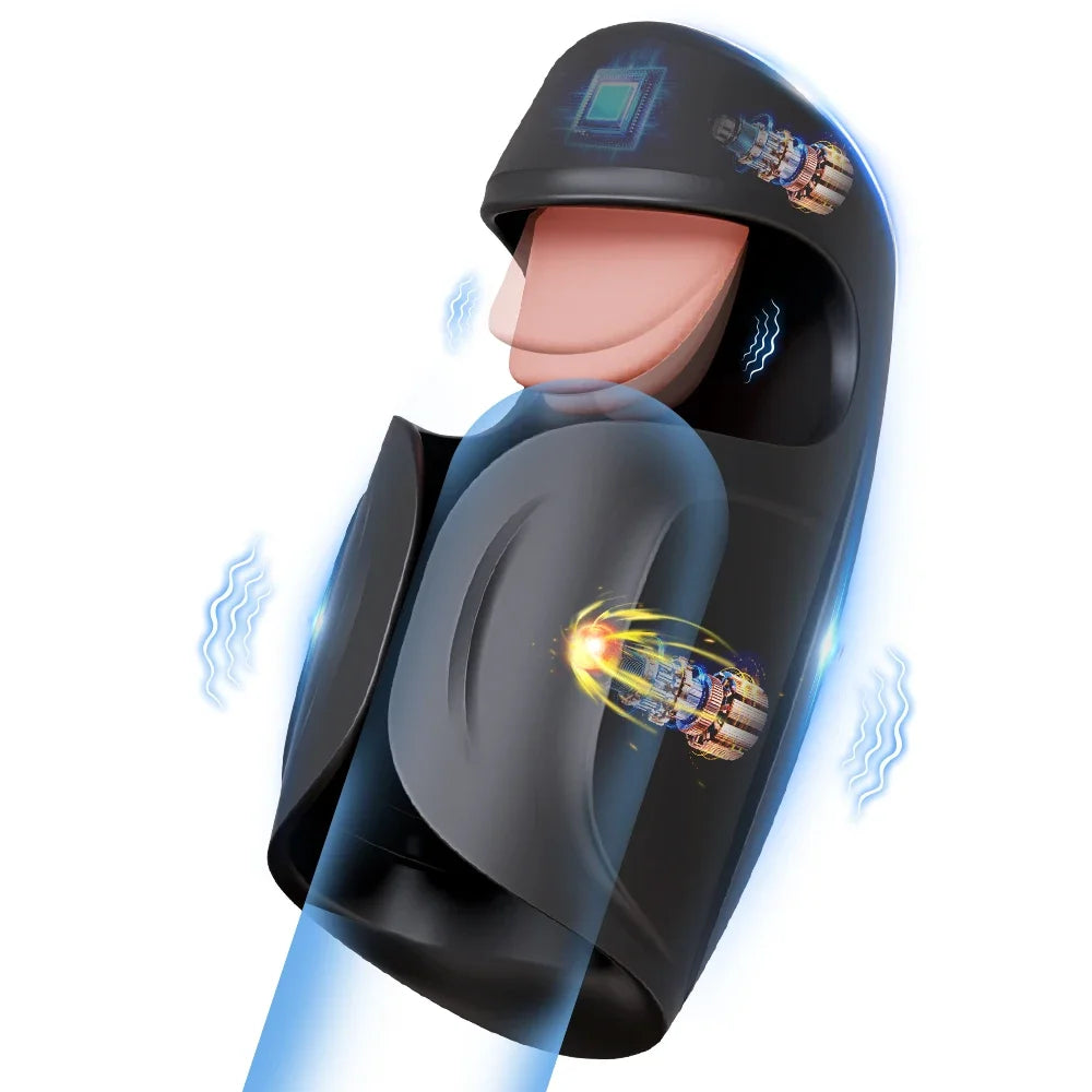 Glans Trainer for Men Powerful Vibrating Penis G Spot Masturbator Soft Fingertip Prolong Endurance Massage Vibrator Erotic Toys luvshop24