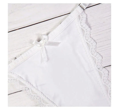 2023 Sexy Women's Panties Low Waist One Piece Lace Thong Adjustable Large T-back трусы женские luvshop24