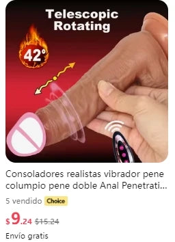 Realistic Vibration Dildo Telescopic Penis Anal Plug Vibration Female Suction Cup Masturbation Sexmachine Sex Toys For Women 18+ luvshop24