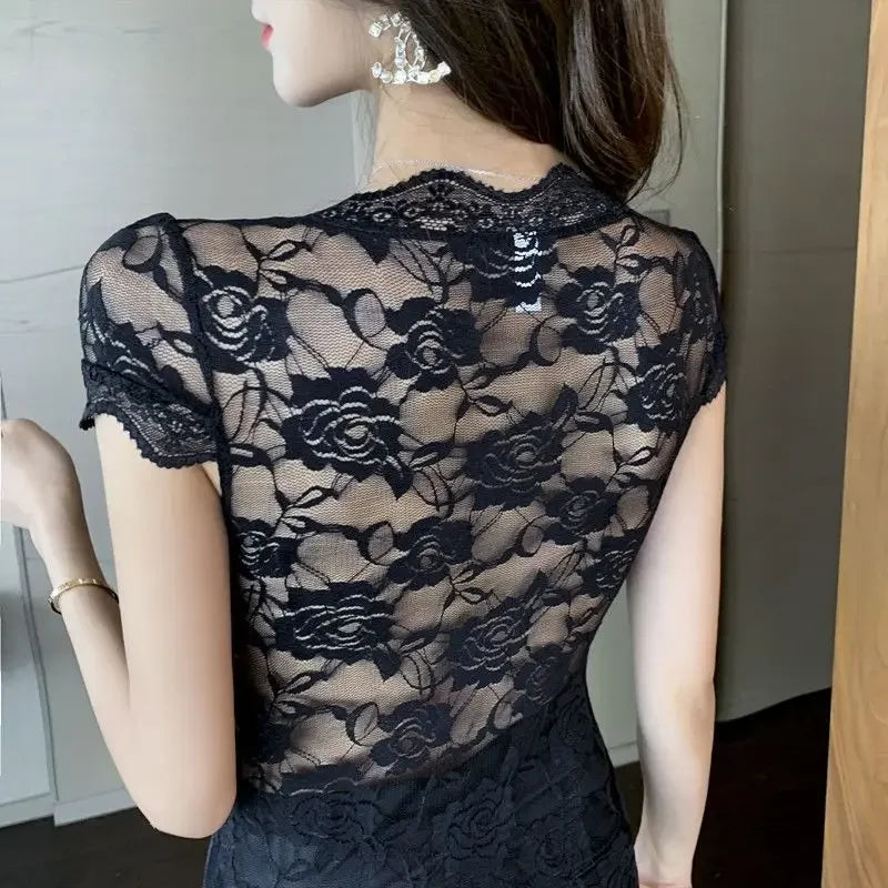 Lace Women's Dress Night Club Coquette Female Dresses Sexy Cheap Casual Clothing Curvy Clothes Hot Retro Cotton One Pieces X G luvshop24