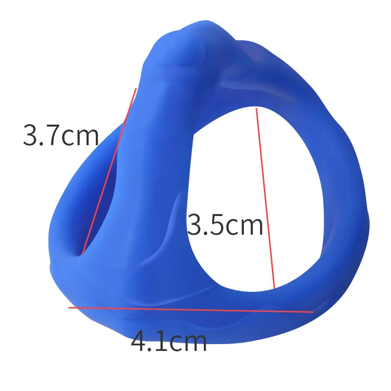 Cock Ring Penis Semen Lock Rings Male Reusable Delay Ejaculation Condom Scrotum Bondage Goods Couple Erection Adults Erotic Toys luvshop24