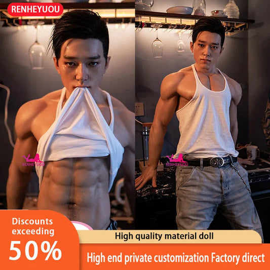 RENHEYUOU 180CM full size dildo penis gay male sex doll sex toys for women adult products real doll for silicone anal sexy adult luvshop24