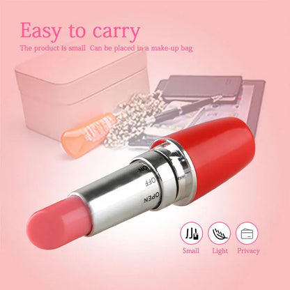 Mini Lipstick Vibrator Speed Adjustable Privacy Bullet Clitoris Stimulator Massage Erotic Sex Toys For Women Adult Products luvshop24