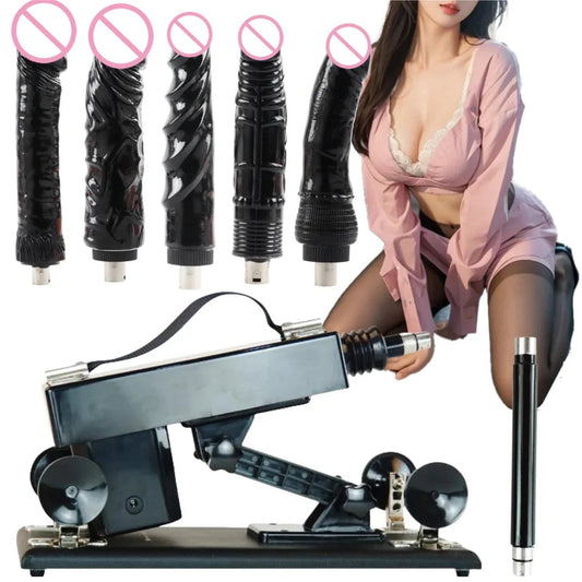 Automatic Powerful Sex Love Machines Thrusting Dildo Masturbating Pumping Vibrator Female Suction Cup Masturbation Sex Machine luvshop24