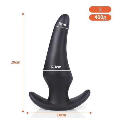 Wearable Anti Drop Soft Anal Plugs Prostate Massage Liquid Silicone Huge Butt Plug Anal Training Comfortable To Wear Butt Plug luvshop24