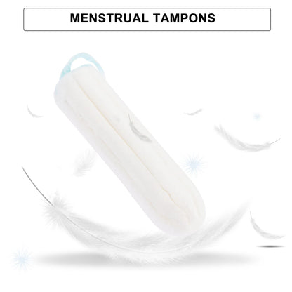 50pcs Sanitary Tampon Pure Cotton Women Supplies Menstrual Finger Push-in Easy Travel Premium Safe Female Hygiene Care luvshop24