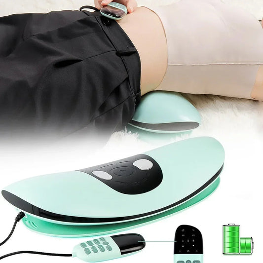 Electric Lumbar Traction Massager Adjustable Vibration Waist Massager Wa ist Spine Support Back Massage Machine Waist masajeador luvshop24