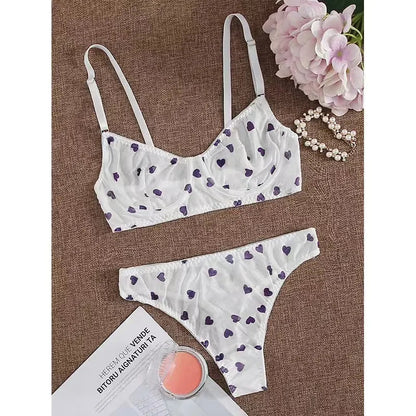 Female Lingerie Sexy Lingerie for Women Body Shorts Push-up Bra Fancy Woman Underwear Transparent Intimate Lingerie Set luvshop24