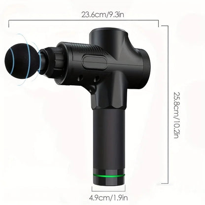 Portable Fascia Gun Vibration Massage Gun For Body Neck Back Deep Muscle Relaxation Fitness Slimming One Head luvshop24