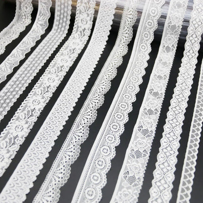 (5 meters/lot) white elastic lace Fabric underwear stretch laces Trim DIY Crafts Sewing luvshop24