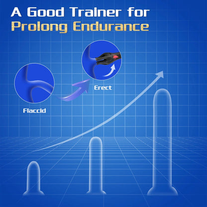 Glans Trainer for Men Powerful Vibrating Penis G Spot Masturbator Soft Fingertip Prolong Endurance Massage Vibrator Erotic Toys luvshop24