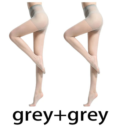 2pairs Women's Pineapple Stockings Tear-resistant Unbreakable Tights Sexy High Elasticity Nylon Sock Girls Ultra-thin Pantyhose luvshop24