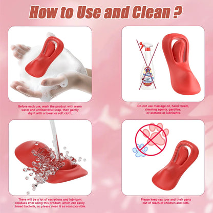 Wearable APP Controlling Tongue Vibrator 9 Vibration Panties Clitoral Double Stimulation Massager Penetration Female Adult Toys luvshop24