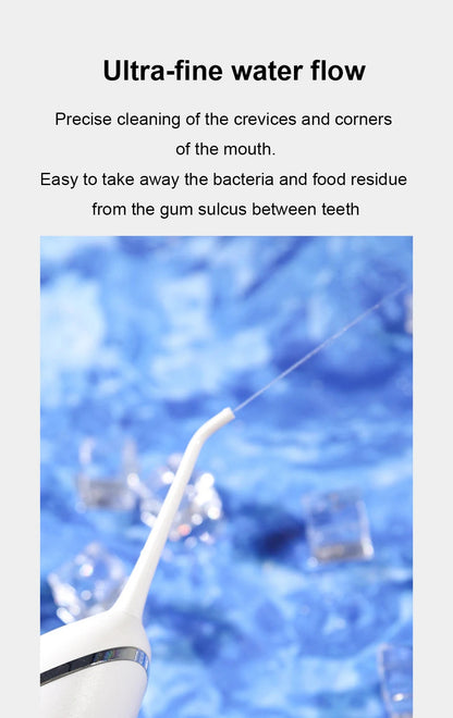 YOUPIN Xiaomi Oral Irrigator Water Flosser Electric Dental Whitening USB Rechargeable Gums Care Portable Jet Tooth Scaler MI NEW luvshop24