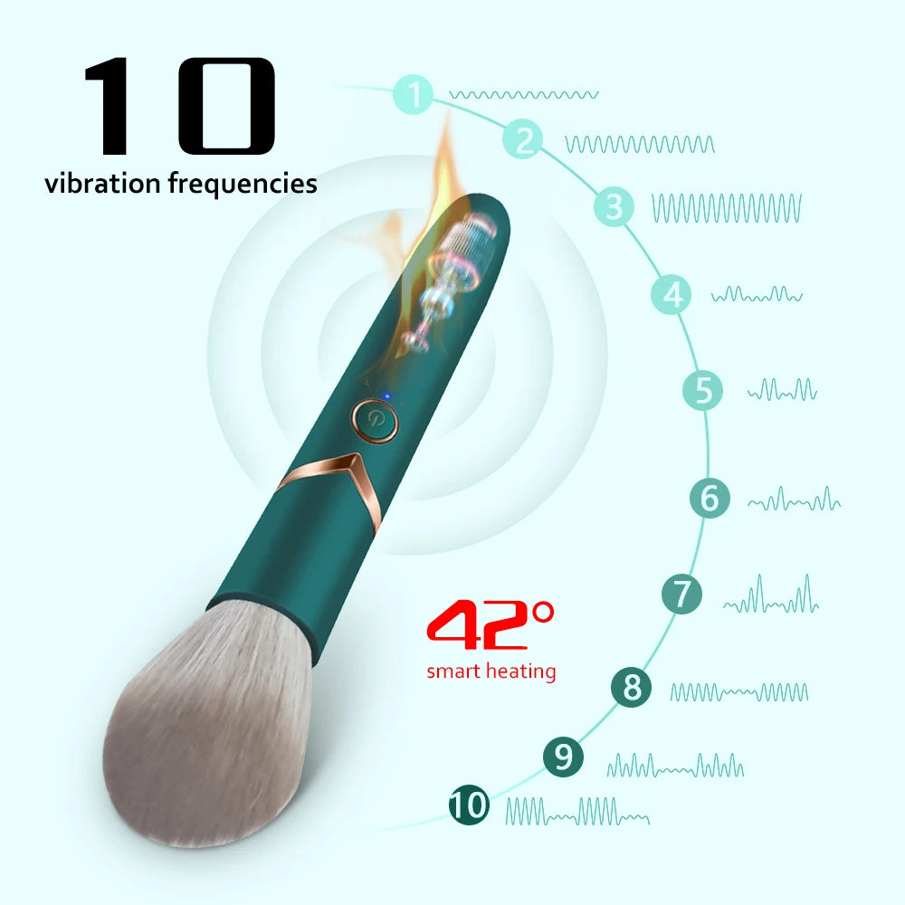 Makeup Brush Vibrator for Women Clit Vagina Stimulator AV Magic Dildo Wand Bullet Vibrator Female Masturbation Massager Sex Toys luvshop24