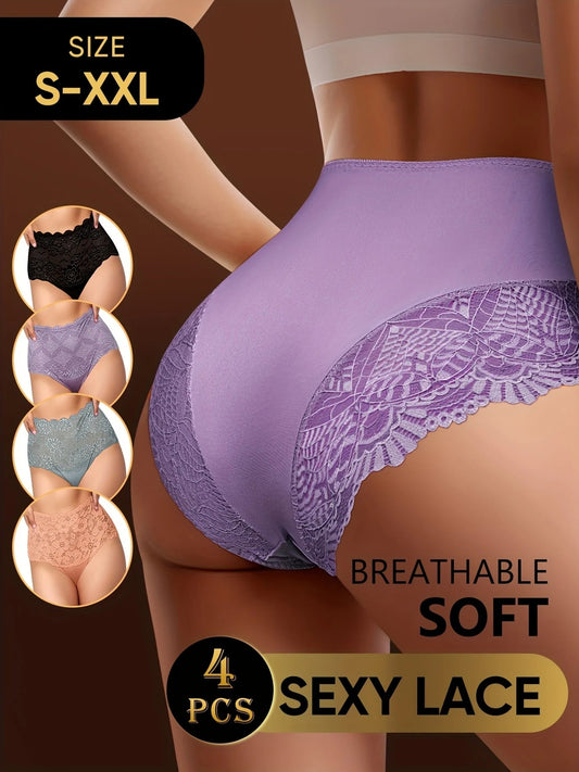 Women's Underwear - Elegant Floral Lace panties, Soft Everyday & Special Occasion Panties, Non-Sheer Breathable Soft luvshop24