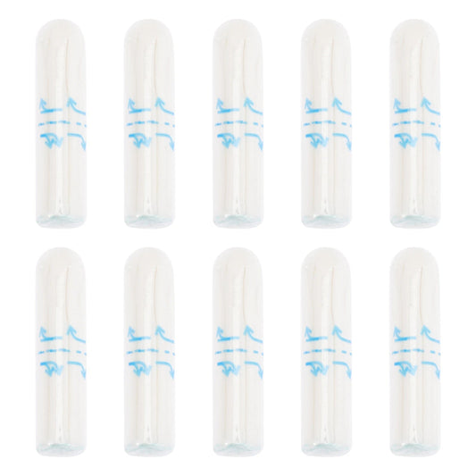 50pcs Sanitary Tampon Pure Cotton Women Supplies Menstrual Finger Push-in Easy Travel Premium Safe Female Hygiene Care luvshop24