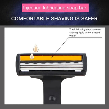 Shaver Brand New Design Men Razor Shaving Three Layer Shaver Reusable Razor Imported Blade Multi Tool Head Change luvshop24