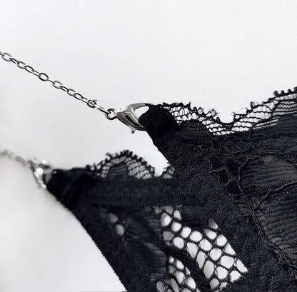 Metal Chain Hot Sexy Women Panties Cotton G String Girls Briefs Letter Thong Erotic Female Underwear Low Waist Intimates luvshop24