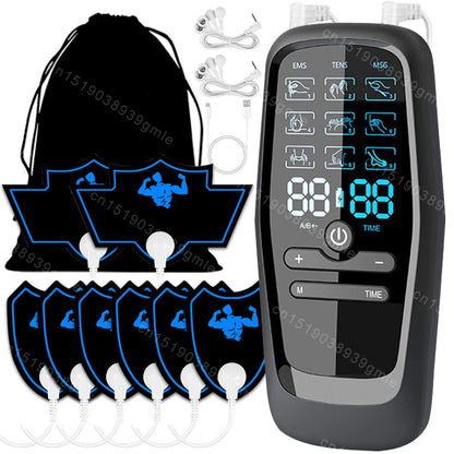 Physiotherapy Tens Muscle Stimulator Electric Ems Acupuncture Body Massage Digital Therapy Slimming Machine Electro Stimulator luvshop24