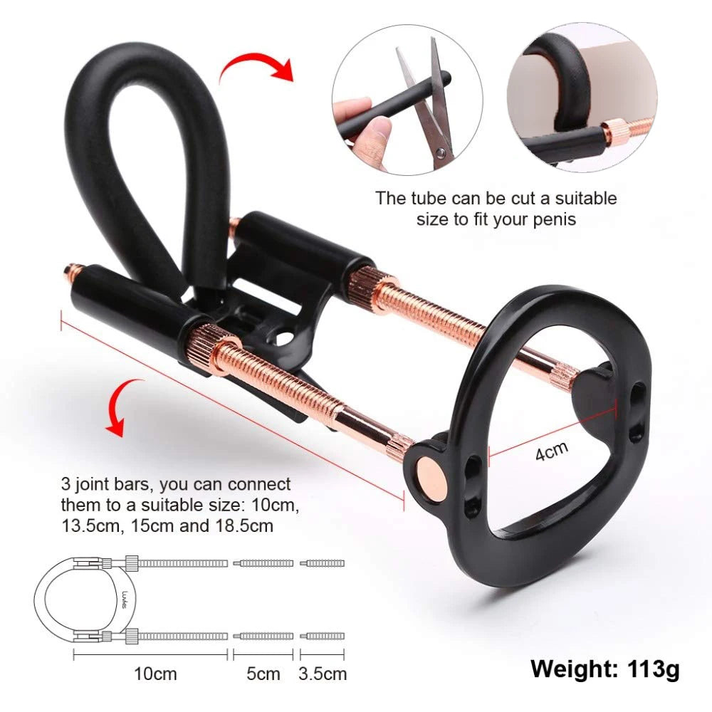 Penis Extender Adjustable Training Stretcher Kit Dick Enlargement Traction Device Penis Enlarger Sex Toys for Men Sexual Toys luvshop24
