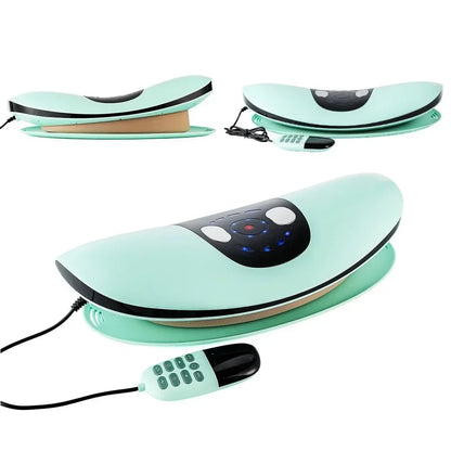 Electric Lumbar Traction Massager Adjustable Vibration Waist Massager Wa ist Spine Support Back Massage Machine Waist masajeador luvshop24