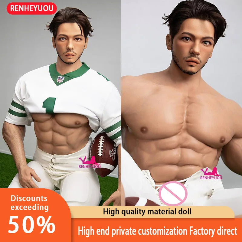 RENHEYUOU Full Size Silicone Male Masturbator Sex Doll Lifelike Anal 185CM Sexy Adult Realistic Male Gay Big Dildo Sex Toys 18+ luvshop24