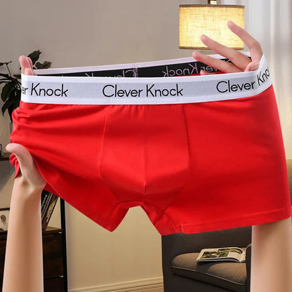 Men's Panties Shorts Brand Underwear Fashion Trend Sexy Boxer Breathable Soft Boxers Men Classic Black Solid Color Underwear Men luvshop24