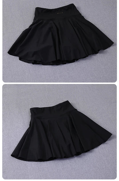 Yoga Wear Athletic Skorts Running Workout Sports Skirts High Waisted Pleated Tennis Skirt for Women luvshop24