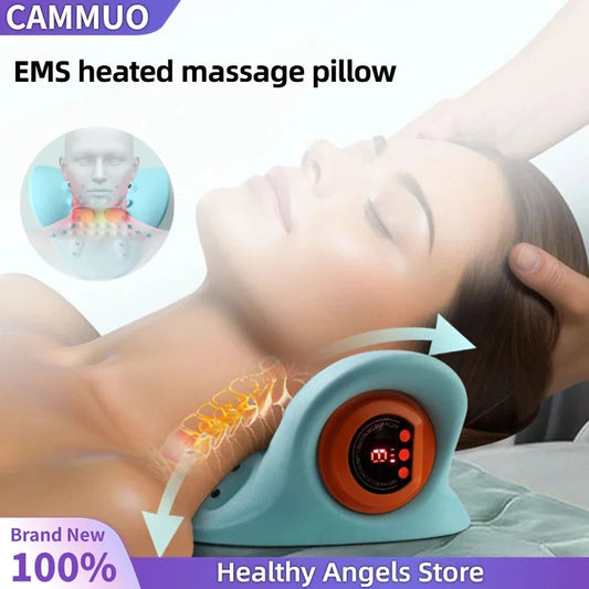 Electric Neck Massager USB Infrared Heating Airbag Neck Traction Vibration Shoulder Cervical Spine Shoulder Support Relax luvshop24