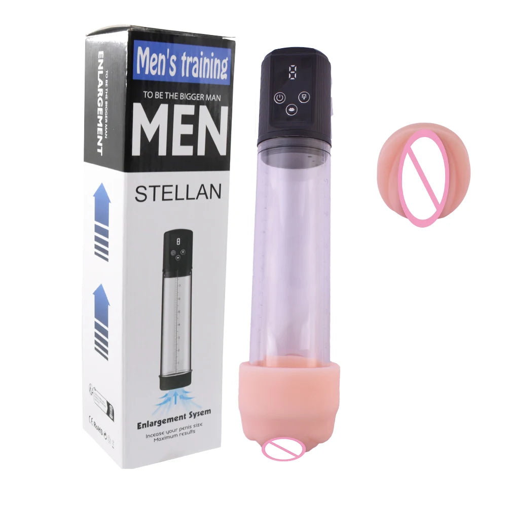 Electric penis pump expanding simulation vacuum pump expanding extension pump male masturbator penis bigger coach adult sex toys luvshop24