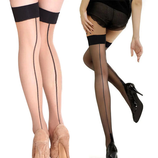 2023 Summer Women Sexy Thigh High Stocking Over The knee Socks Sexy Fashion thin Hosiery Stay Up Stockings Leggings luvshop24