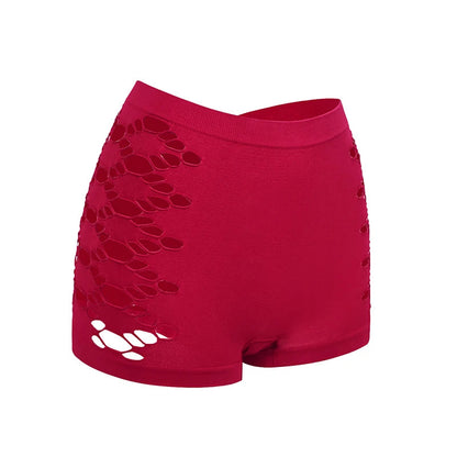 1pcs Hollow Out Sexy Women Popular Women's Boxer Underwear Lady Comfortable Safety Pants Sports Female Hipster Boyshort Panties luvshop24