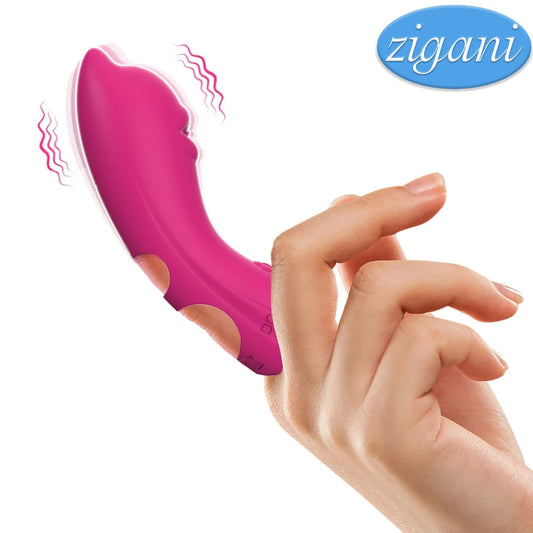 10 Speed G-Spot Finger Vibrator Clitoral Nipple Stimulation Massage Masturbator Suitable for Adult Women or Couples Sex Toy luvshop24