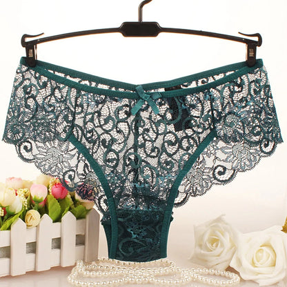 Lace Women Underwear Seamless Ultra Thin Underwear for Female Breathable High Waist Solid Color Panties Трусы Женские Кружевные luvshop24