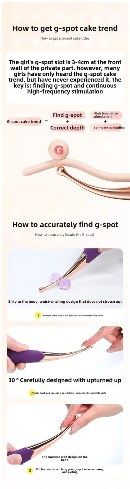 G-point Vibrator Used for Female Stimulate The Clitoris Vibrator Multi Frequency Ultrasonic Vibration Masturbation Female luvshop24