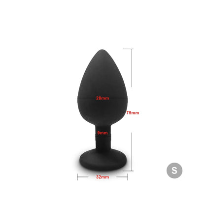 4pcs Soft Silicone Anal Plug Mini Erotic Bullet Vibrator Butt Plug Sex Toy for Men Women Gay Couples Anal Stimulator luvshop24